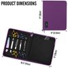 Case Holds 10 Grooming or Beauty Shears (PURPLE)