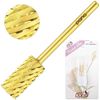 Professional Gold Large Barrel Nail Drill Bit 3X Coarse Grit