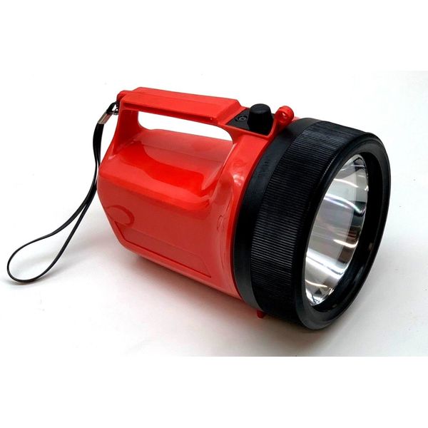 Bright Star Waterproof Power Red/Black Hand Lantern Flashlight (4x D-Cell)