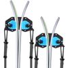 BOOSTEADY Ski Wall Mount - 2 Pack Ski & Snowboard Holder for Garage Organizer