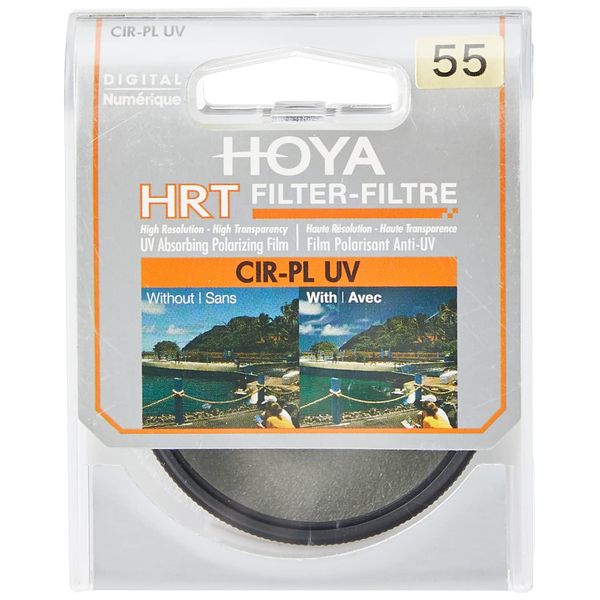 Hoya 55mm Circular Polarizing and UV HRT Screw-in Filter