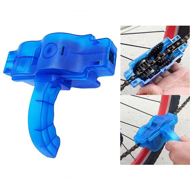 Portable Chain Cleaner Motorcycle Road Bike Chain Clean Brush