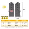 VERISSY Compression Gloves, Gloves, Supporter, Fingerless, Thimble, Hygienic, Lightweight, Palm (S)