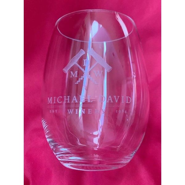 Michael David Winery Stemless Wine Glass