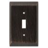 Franklin Brass 126408 Stately Single Toggle Switch Wall Plate / Switch Plate / Cover, Venetian Bronze