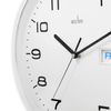 ACCTIM Calendar Wall Clock, White, 32cm Diameter