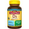 Extra Strength Vitamin D3 5000 IU (125 Mcg), Dietary Supplement for Bone, Tee...