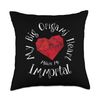 My Big Origami Heart Makes Me Immortal Throw Pillow
