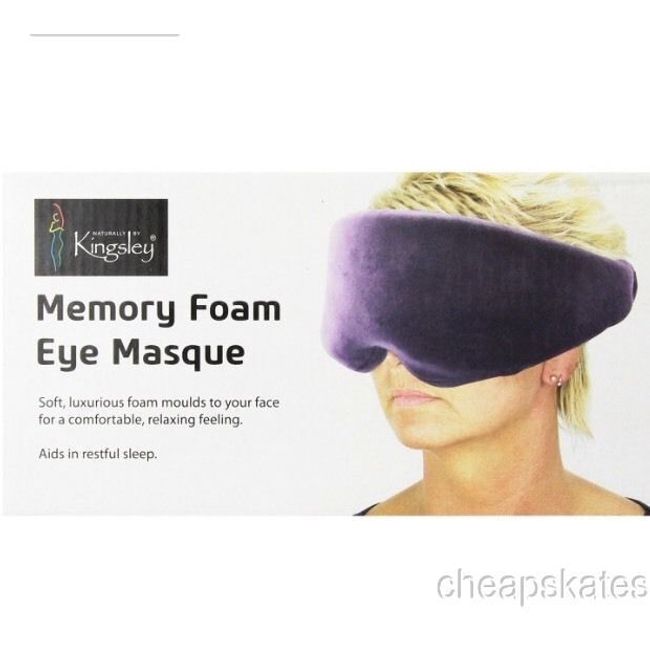 Kingsley Memory Foam Eye Masque (SP-205) Restful Sleep Eye Mask -- New in Box