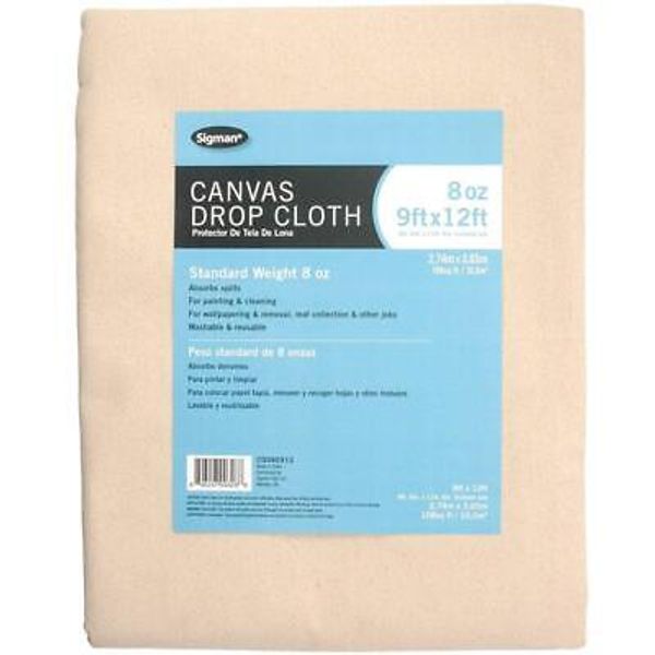 8 Ft. 6 In. X 11 Ft. 6 In., 8 Oz. Canvas Drop Cloth