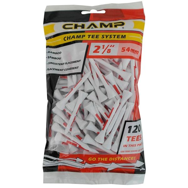 CHAMP Tee System Bamboo Tees 54mm (Large Pack) 120 Tees.