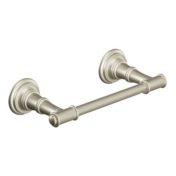 Moen DN9108BN Ellsworth Double Post Pivoting Toilet Paper Holder, Brushed Nickel