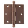 Lacquered Polished Brass Door & Window Hinge 3.5" X 3.5" Inch Architectural G...