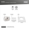 DIGITUS Junction Box for Keystone Module - 2 Port - Straight Outlet - For Multimedia Keystone Modules - White