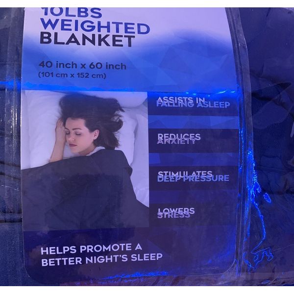 home and garden bedding WEIGHTED BLANKET. ASSISTS IN FALLING ASLEEP