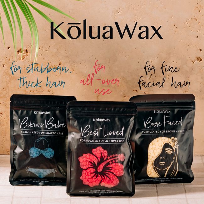 KoluaWax Premium Waxing Kit for Women - Hot Melt Wax Warmer for
