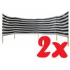 Wind Protection (Wind Protection 8 m, Blue / White, 2)