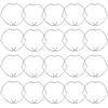 Lamp Retaining Spring Clip Ring (20pcs) Compatible with 50mm MR16 GU10 Spotlights Downlight