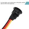uxcell DC 12V Touch Dimmer Switch 13mm Diameter Snap-in Mount for LED Light Black