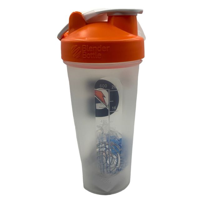 2 Gatorade Water Blender Bottle 28oz Sport Mixer Protein Workout With Ball