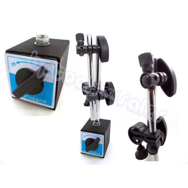 Universal MAGNETIC BASE Holder for Dial Test Indicator 132lbs Force