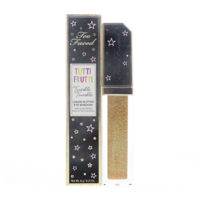 Too Faced Twinkle Twinkle Liquid Glitter Eyeshadow, Lemon Zest, 0.21 oz