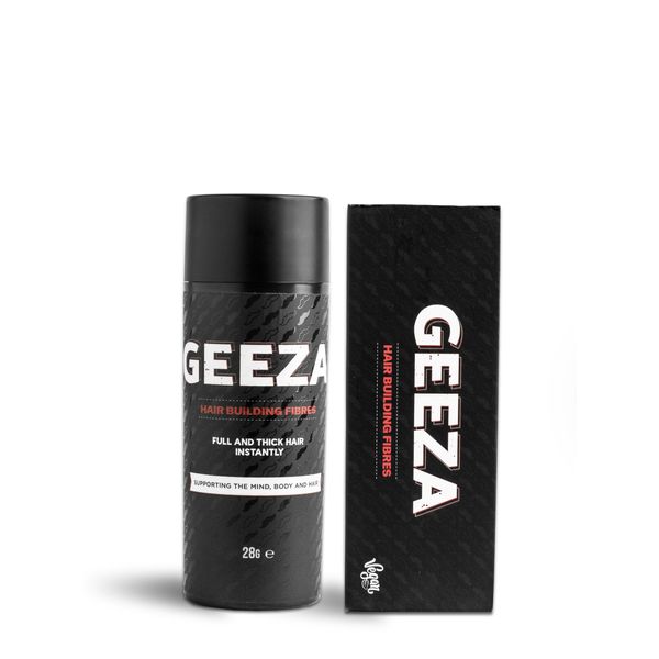 Geeza Hair Building Fibres - Hair Loss Concealer for Thinning Hair - Hairline Enhancer, Make Thin Hair and Bald Patches Apeear Full (Dark Brown)