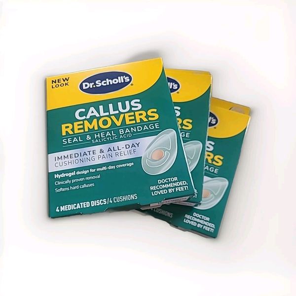 WOW! Dr. Scholl's CALLUS REMOVERS Seal & Heal Bandage & FAST FREE SHIP!   3/2026