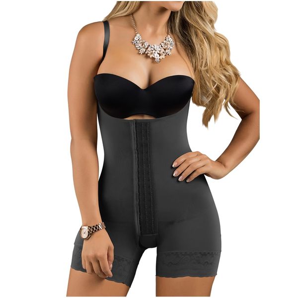 LT Rose 21113 Compression Garment After Surgery Stage 2 Butt Lifter Shapewear BBL Fajas Colombianas Reductoras y Moldeadoras Postparto Levanta Pompis Black XS