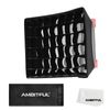 AMBITFUL 35.5cm x 29.5cm LED Video Light Diffuser Honeycomb Grid Softbox LED Panel Light Softbox + Honeycomb Grid for LED Panel Light?35.5X 29.5cm/14''x11.6''