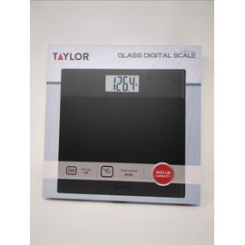 Taylor Digital 400 lb Capacity Bathroom Scale Glass