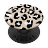 Cream Leopard Print PopSockets Adhesive PopGrip