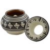 Ceramic Ashtrays Hand Made Moroccan smokeless Ceramic Vivid Colors Medium