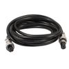 sourcingmap GX12 6 Pins Double Female Head Aviation Socket Connector Electrical Cable 2m