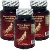 3 x American Ginseng Concentrate 500 mg 60 Capsules
