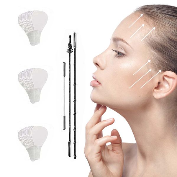 120 Stück Face Lifting Tape, Face Tape Werkzeuge Für Gesicht Unsichtbare Aufzug Gesicht Aufkleber, Face Lift Patch Unsichtbare V-Form Gesicht Face, Neck and Eye Lift für Ein Perfektes Gesicht