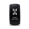 CH4x4 Rocker Switch Front Diff Lock Symbol - Red LED