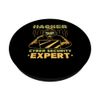 Hacker Cyber Security Expert Hack Hacking Computer It PopSockets Swappable PopGrip