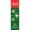 Melitta 4 Cone Coffee Filters, Unbleached Natural Brown, 100 Total Filters Count - Packaging May Vary