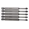 ZHIDA 3.5 Inch Impact Screwdriver Bit PH2 Philllips #2 89mm Long 5 PCS