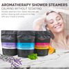 Satavi Naturals Relax (30g Tablets - 15 Pack) Lavender Aromatherapy Shower Steamers for Women & Men, Natural Essential Oils, Shower Bath Bombs, Vapor Tabs for Aromatic Self-Care