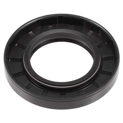 uxcell Oil Seal, TC 40mm x 70mm x 10mm Nitrile Rubber Cover Double Lip with Spring for Bearing Shaft, Black Pack of 1
