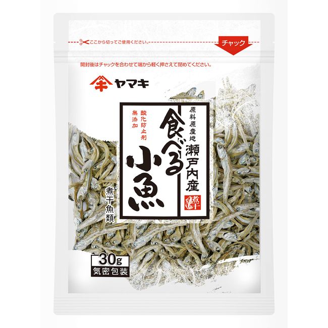 Yamaki Seto Inland Seafood Additive-Free Small Fish Eat 1.1 oz (30 g)