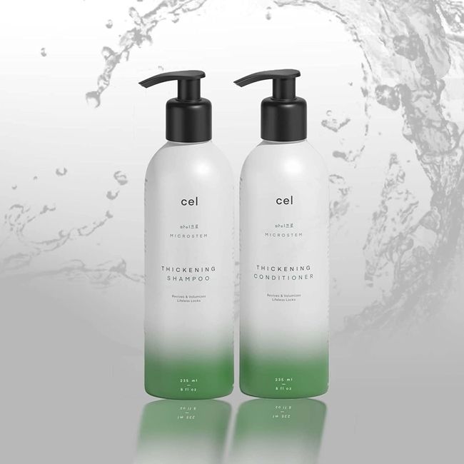 Cel Microstem Natural Hair Thickening Shampoo & Conditioner Set (2 x 8 fl oz)...