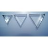 Triangle Cutter Set (30/40/50mm) - Stainless Steel Sugarcraft Cutter