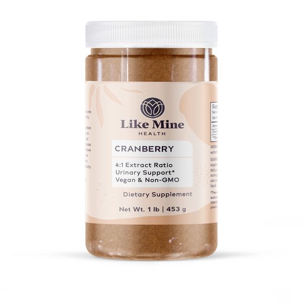 Like Mine Cranberry Extract Powder (1 lb) Vegan & Non-GMO, 4:1 Extract Ratio