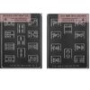 MOLDS AND THINGS Mahjong Shape Candy Molds, Clear Plastic, Rectangular with Rounded Corners, Chocolate, Soap, Plaster, Includes FREE Exclusive Molds and Instructions