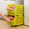 3 Pack Green Japanese Stackable Storage Kitchen Pantry Organizers Basket 4671x3