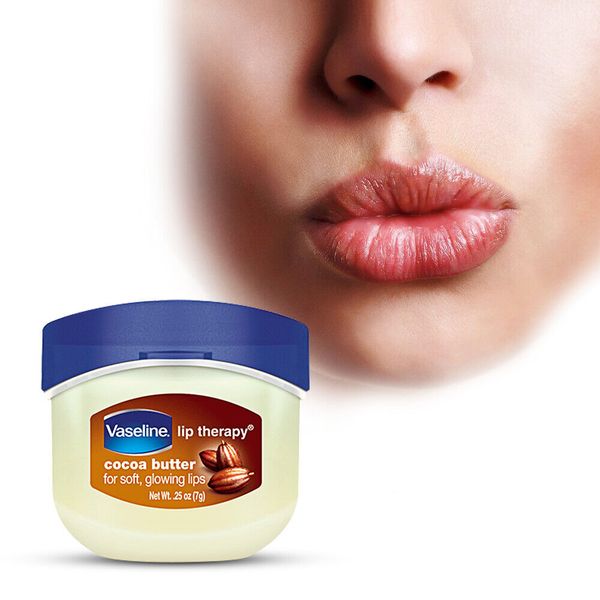 Pack of 20 Mini Jars 025 oz Vaseline Therapy Lip Balm Cocoa Butter Flavor Pe