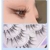 K-04 False Eyelashes, Natural, 5 Pairs, Popular, Transparent Shaft, Soft Core, Ultra Lightweight, Soft, Handmade, Actress Eyelashes, Cosplay Makeup, False Eyelashes (k-04)
